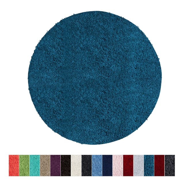 Badematte Sky Soft Corsair Türkis 95 cm Durchmesser