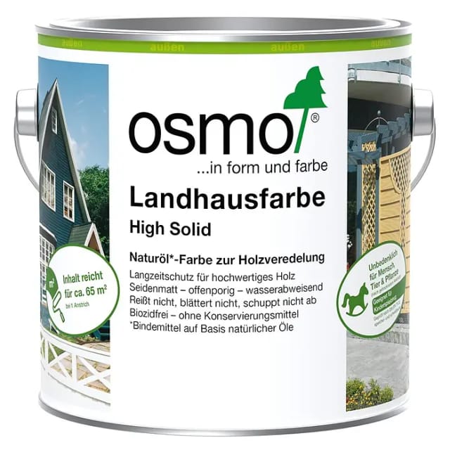 Landhausfarbe Verkehrsgrau a 2,50 l - 11400151 - Osmo