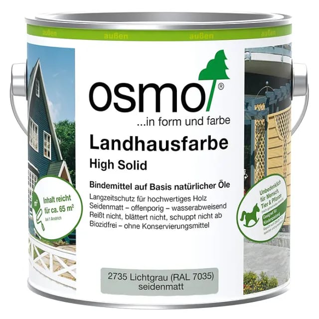 Landhausfarbe Lichtgrau 2,50 l - 11400144 - Osmo