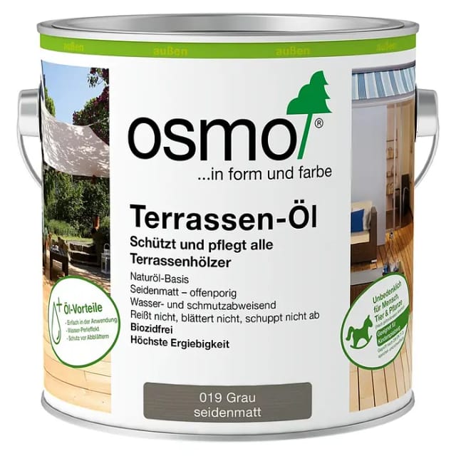 Terrassen-Öl Grau 2,50 l - 11500142 - Osmo
