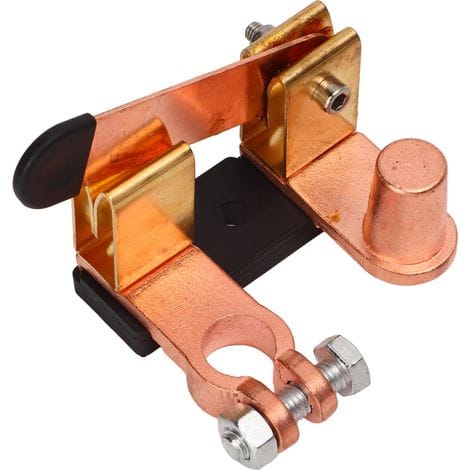 Akozon Vertikaler Messerklingen-minus-batterietrennschalter Hauptabschalter Isolator Für Auto-, Wohnmobil-, Atv- Und Bootsbatterieschalter.