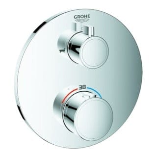Grohtherm - Thermostat-Wannenarmatur für 2 Verbraucher, verchromt 24077000 - Grohe