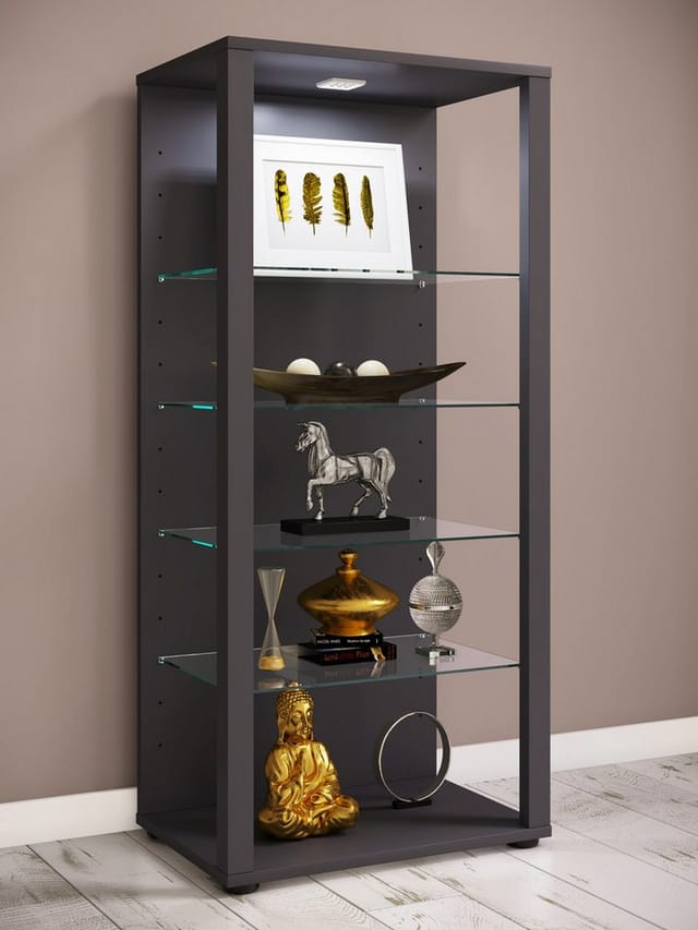 Holz Glas Stand Vitrine Glasol lll