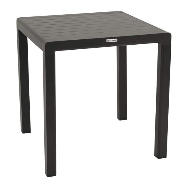 PARIS: Tisch 70x70cm quadratisch, Aluminium anthrazit