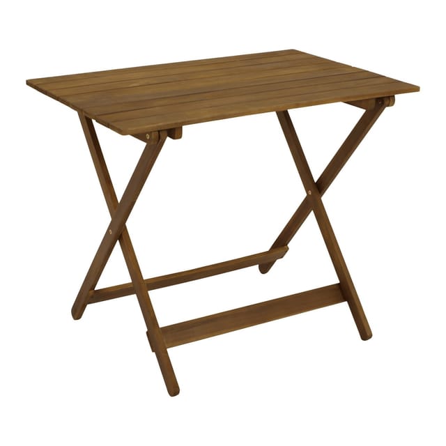 BAHIA: Klapptisch 60x90cm rechteckig, Akazie geölt, FSC-zertifiziert