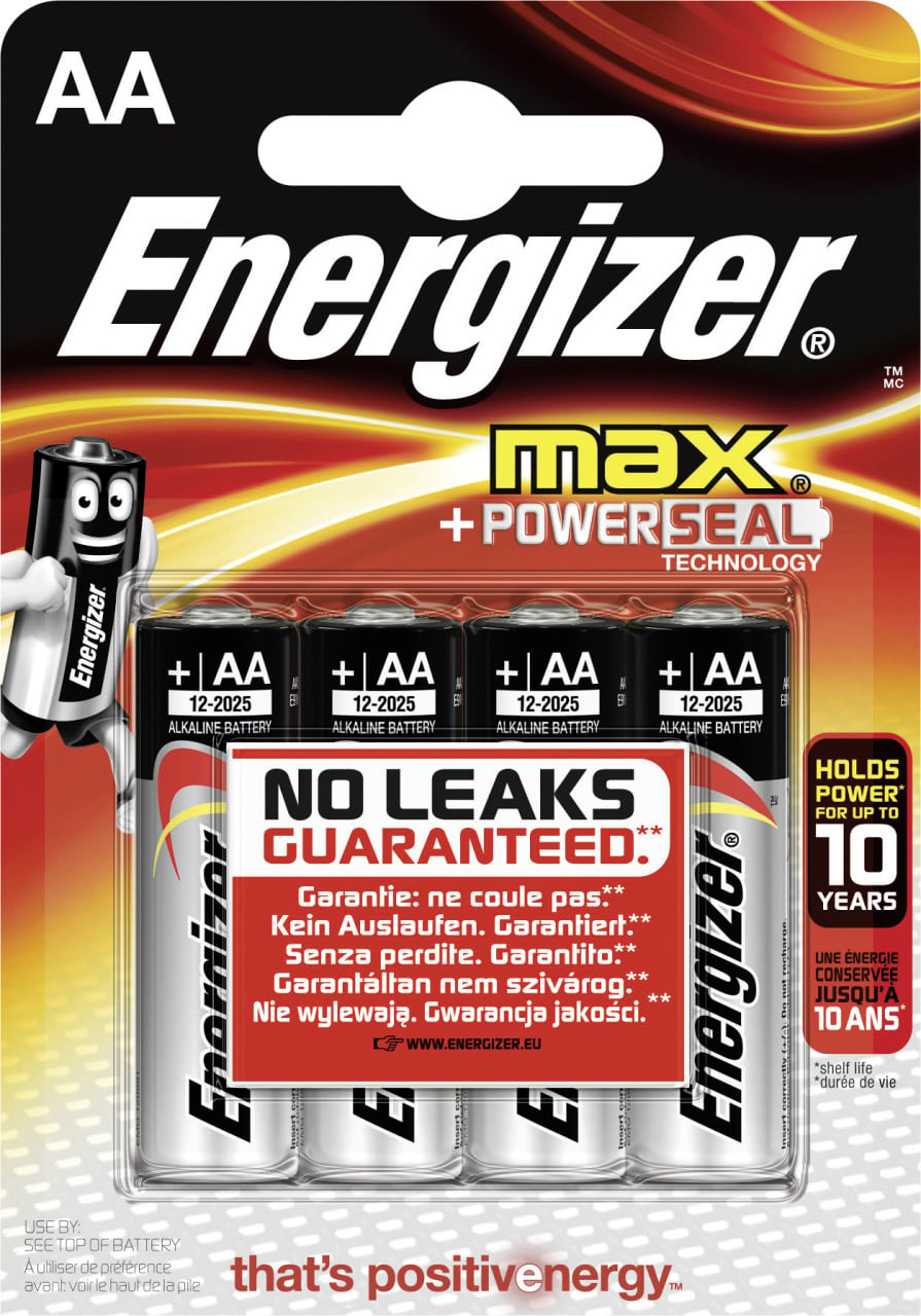 Energizer - Max Alkaline Batterie Mignon aa 1,5 v 4er Pack Batterien