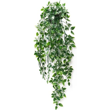 Künstliche Eukalyptusblatt-hängepflanze Mit Topf, 65 Cm Lang, Pflegeleichter Künstlicher Efeu Für Zuhause, Garten, Innen- Und Außendekoration (mandala-1pc)