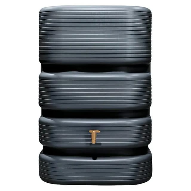 4rain QUADRO Wandtank 500 Liter graphite grey