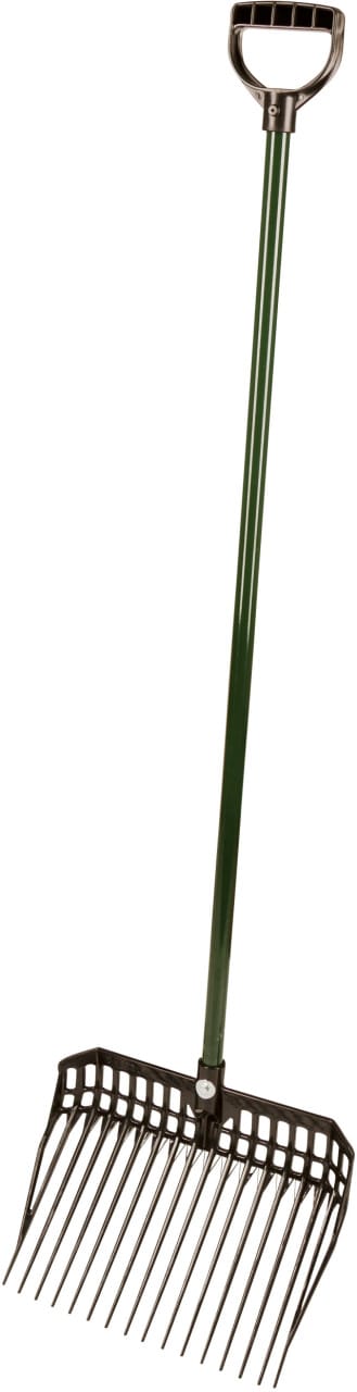 Dunggabel EcoFork mit Stiel Mistgabel Mistforke Pferdedunggabel 38 x 30 cm - Kerbl