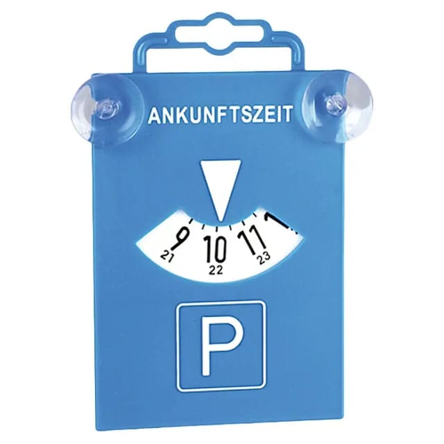Parkscheibe mit Sauger