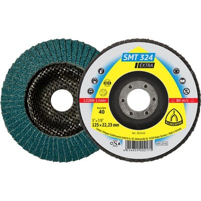 Schleifmopteller SMT 324 125mm K 80 ger. Klingspor