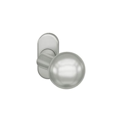 PT-Türknopf,feststehend, 07 0846,a.Ros.oval,Alu F1