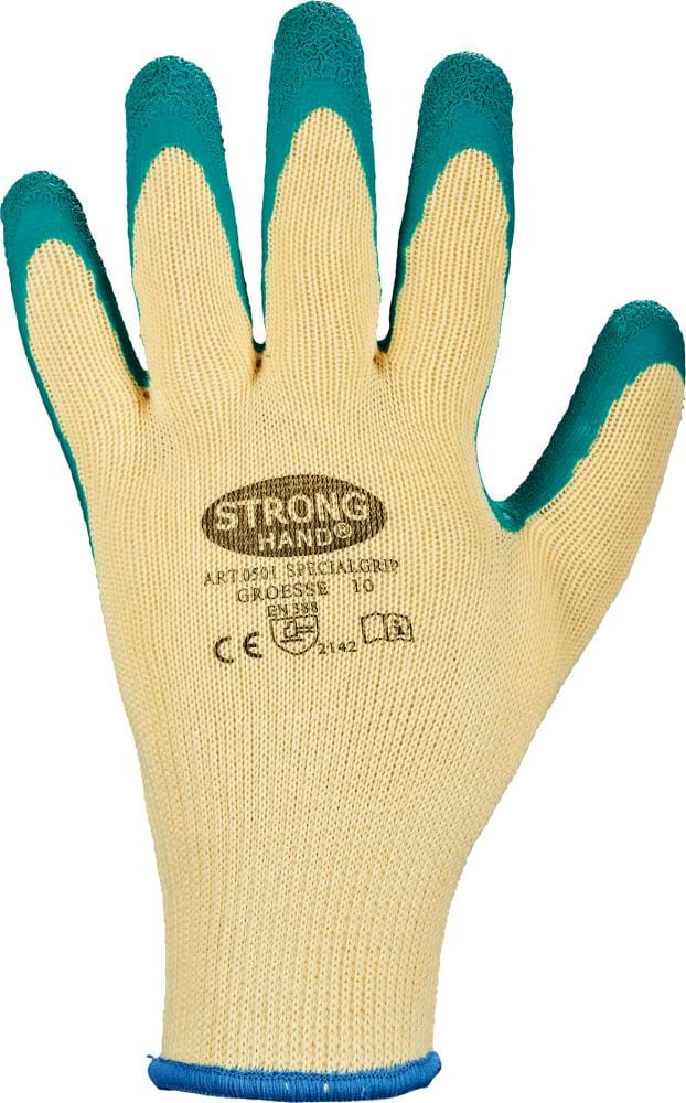 Handschuh SpecialGrip , Kautschuk,Gr.8,grün