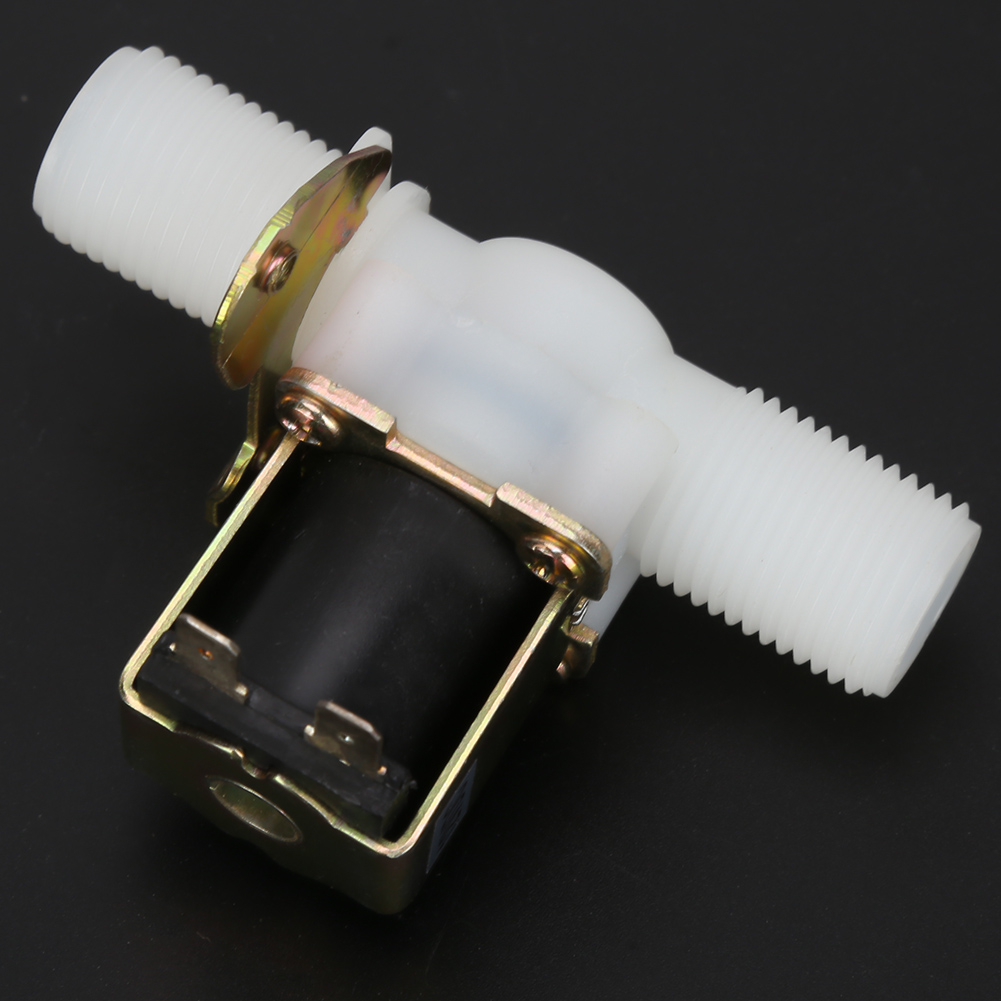 Électrovanne Électrique En Plastique Dc12v G1/2 Normalement Fermée Pour Fontaine À Eau