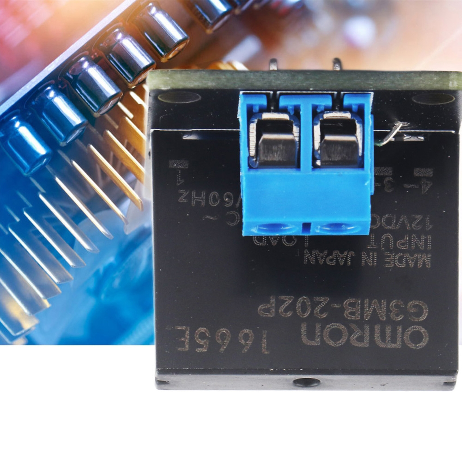 Module Relais Statique À Déclenchement Haut Niveau 1 Canal 5/12 V Cc, Sortie 250 V Ca 2 A Avec Fusible (12 V)
