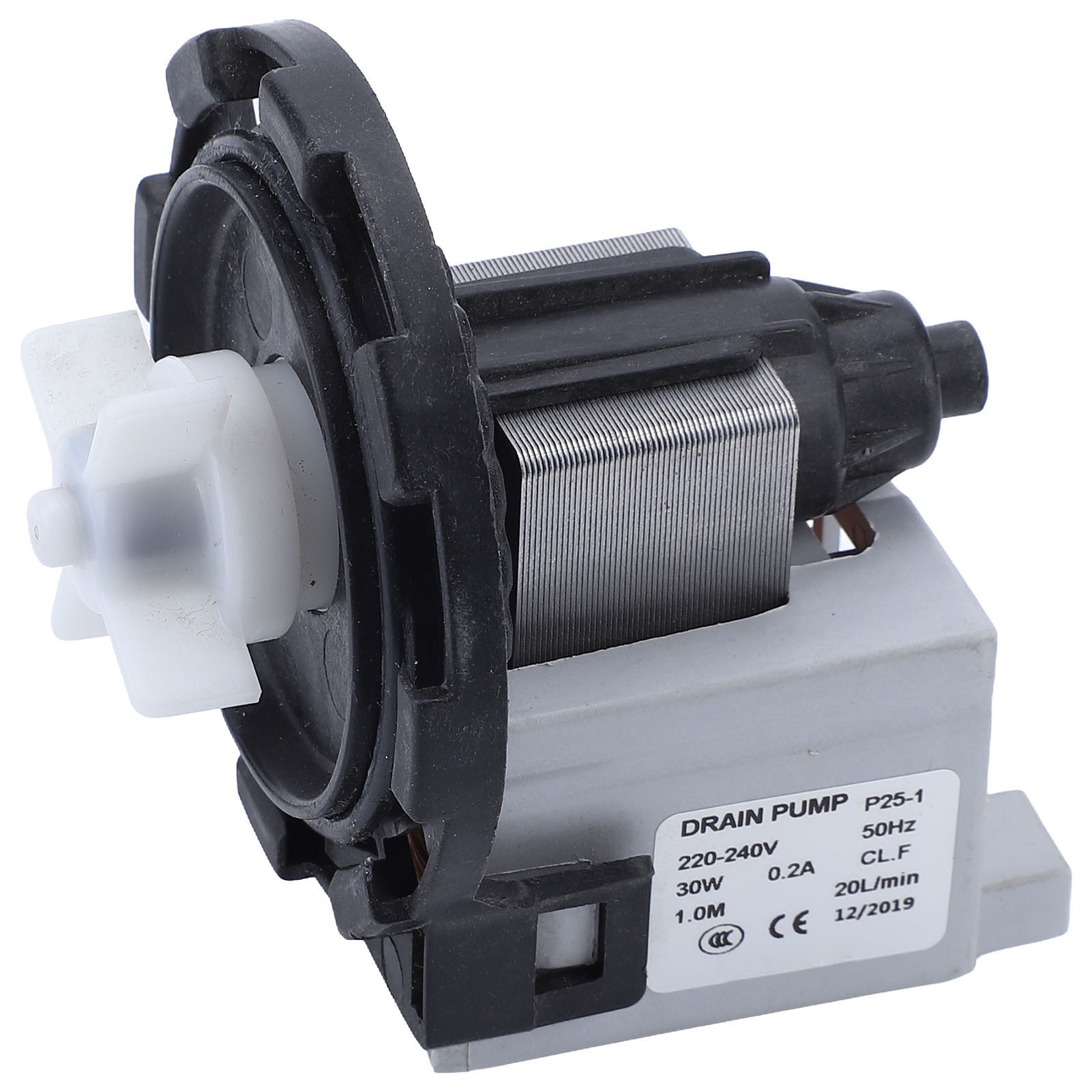 Pompe De Vidange D'Eau À Serpentin En Cuivre Pour Lave-linge, Accessoire Pour Machine À Laver, 30 W, 0,2 A, 220-240 V Ca