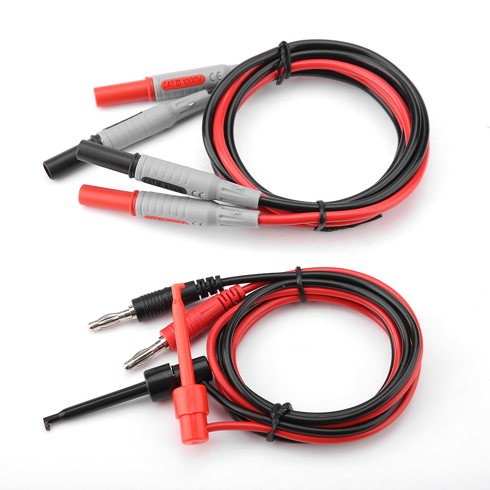 Kit De Cordons De Test Pour Multimètre P1600e 15 En 1, Remplaçables Et Enfichables, Avec Connecteurs Bnc
