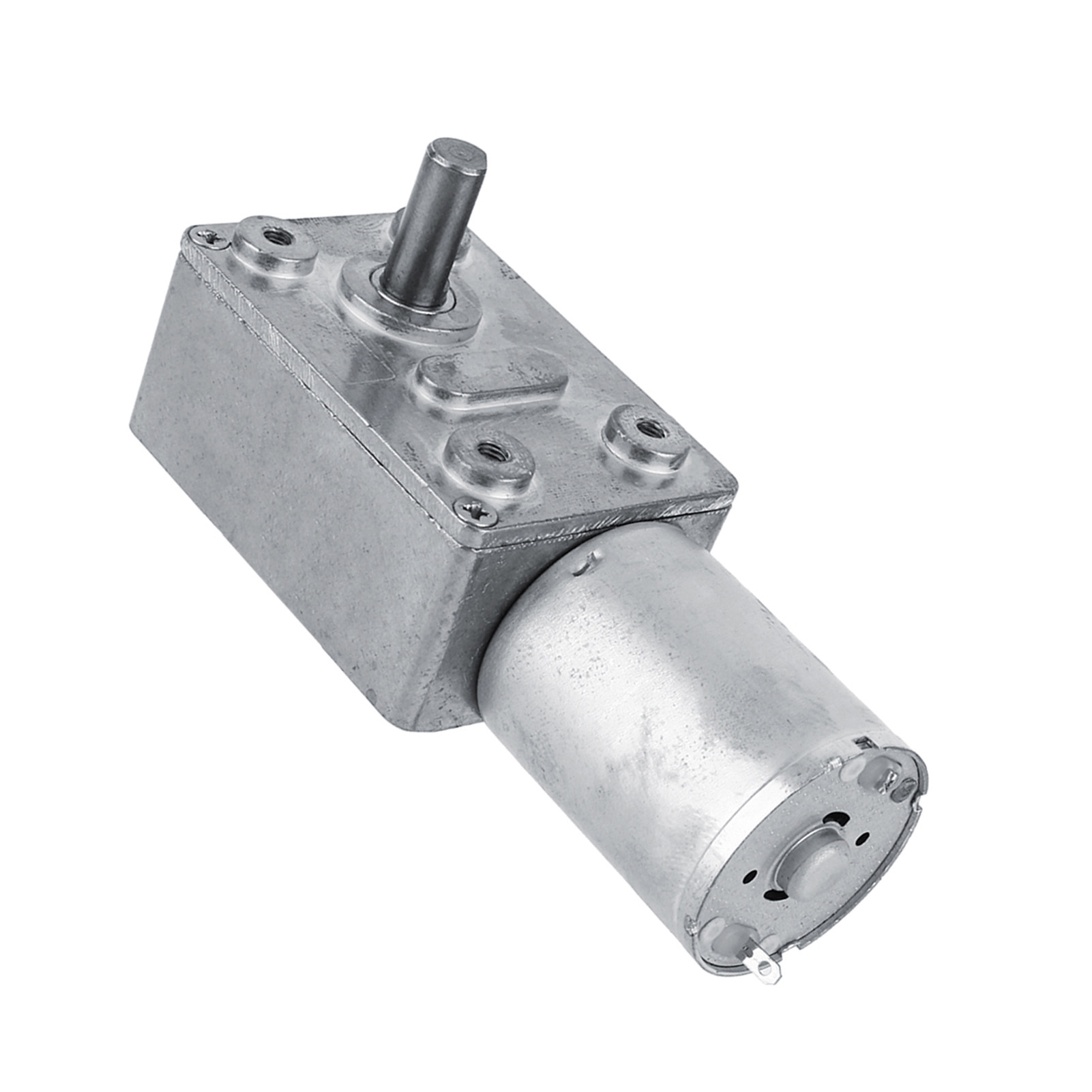 Moteur Électrique À Réduction Par Engrenage À Vis Sans Fin Réversible À Couple Élevé 12 V Cc (6 Tr/min)