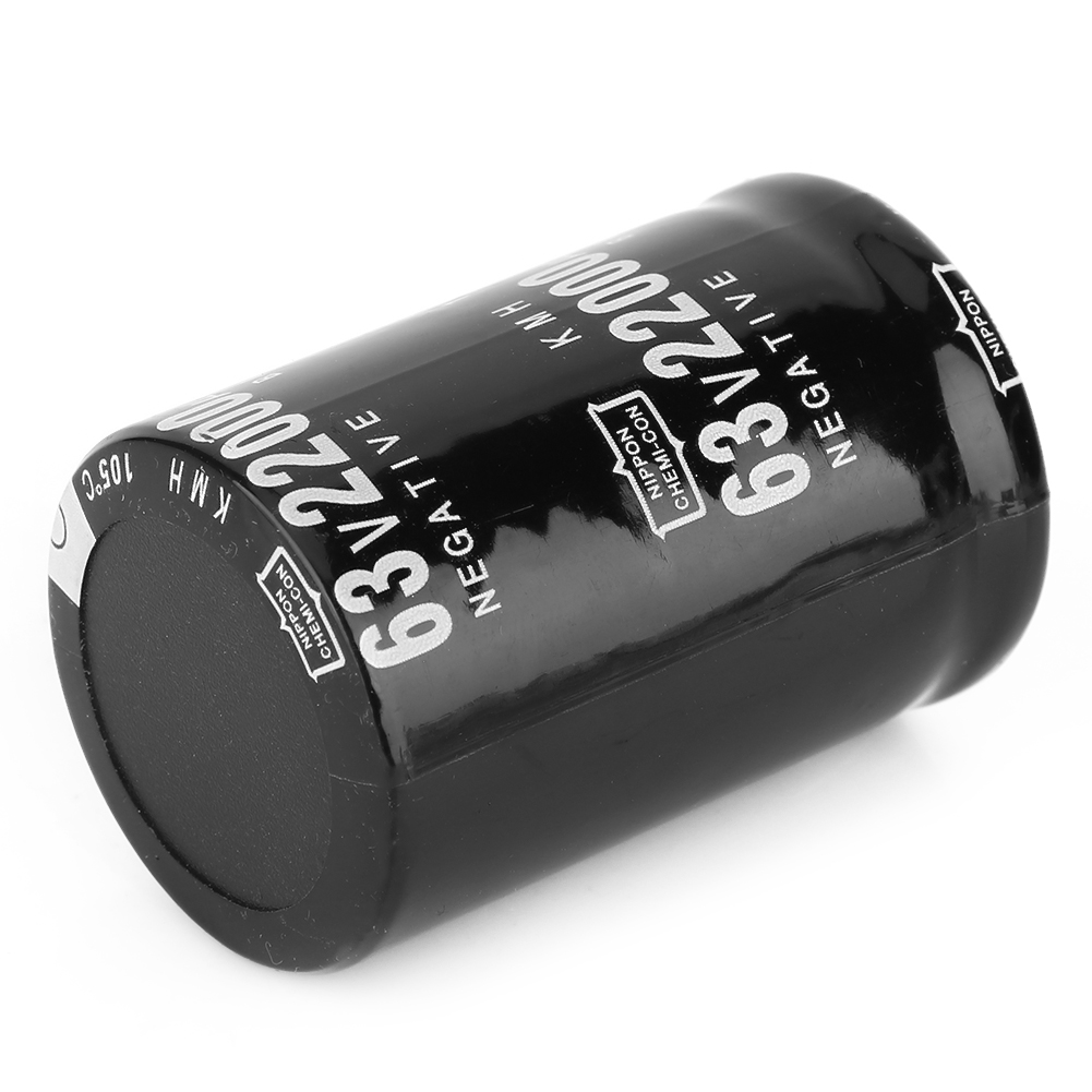 Condensateur Électrolytique En Aluminium 63 V 22 000 Μf, 105 °c, Bornes Standard (sn), 35 X 50 Mm