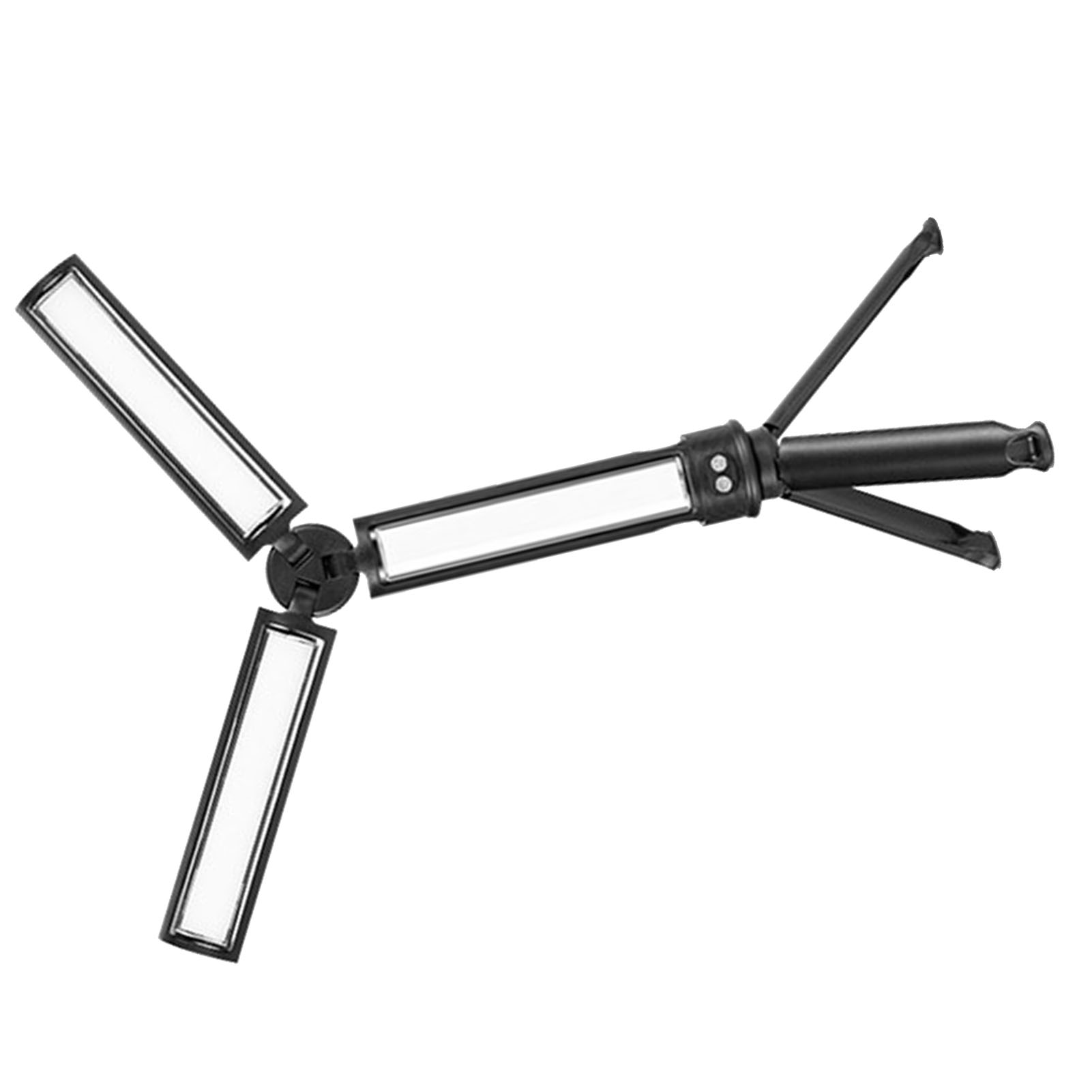 Lampe De Travail Led Pliable Et Rechargeable, Multifonctionnelle Et Portable, Avec Support Et Câble Usb Pour Les Réparations.