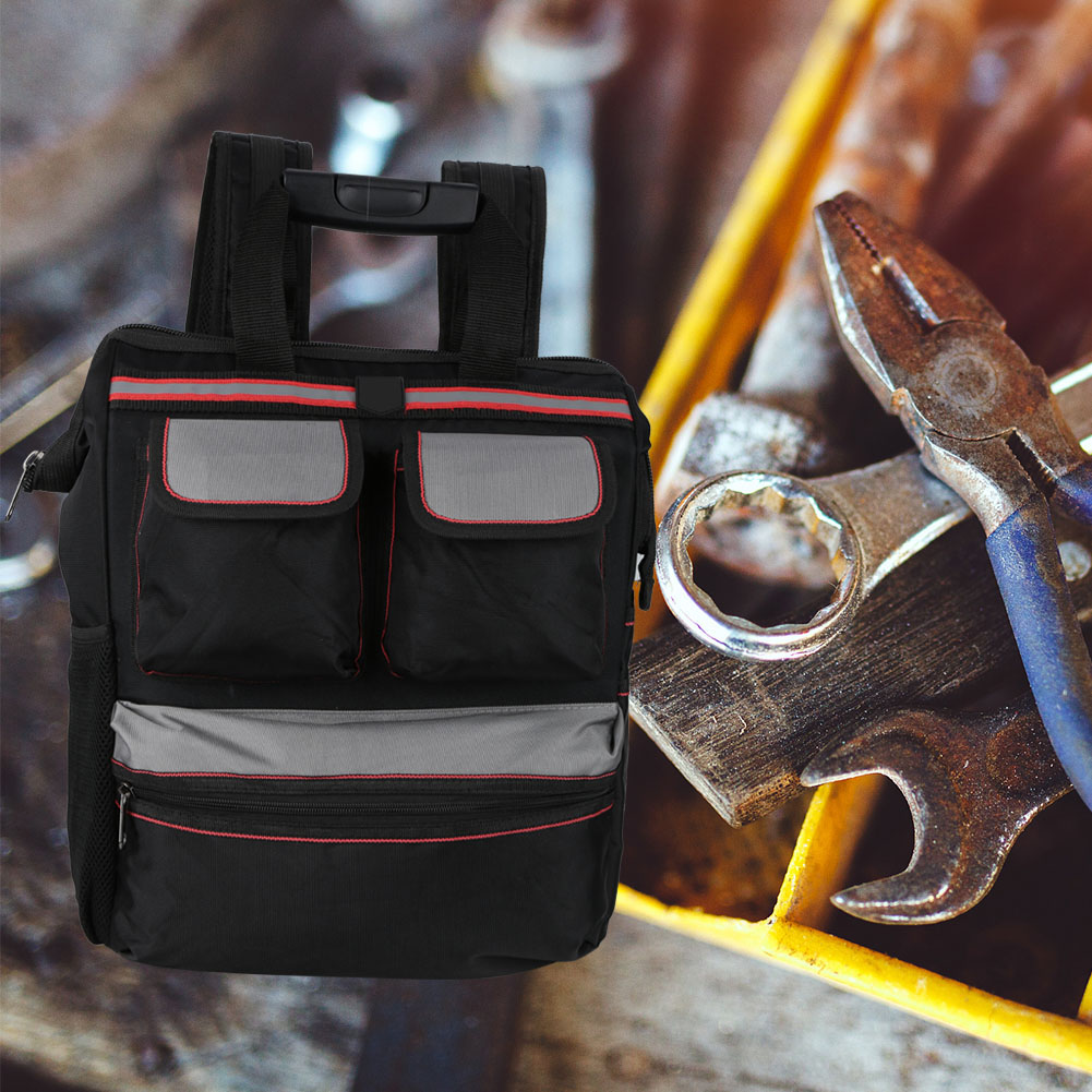 Sac À Outils Multifonctionnel En Tissu Oxford Yileqi (noir)