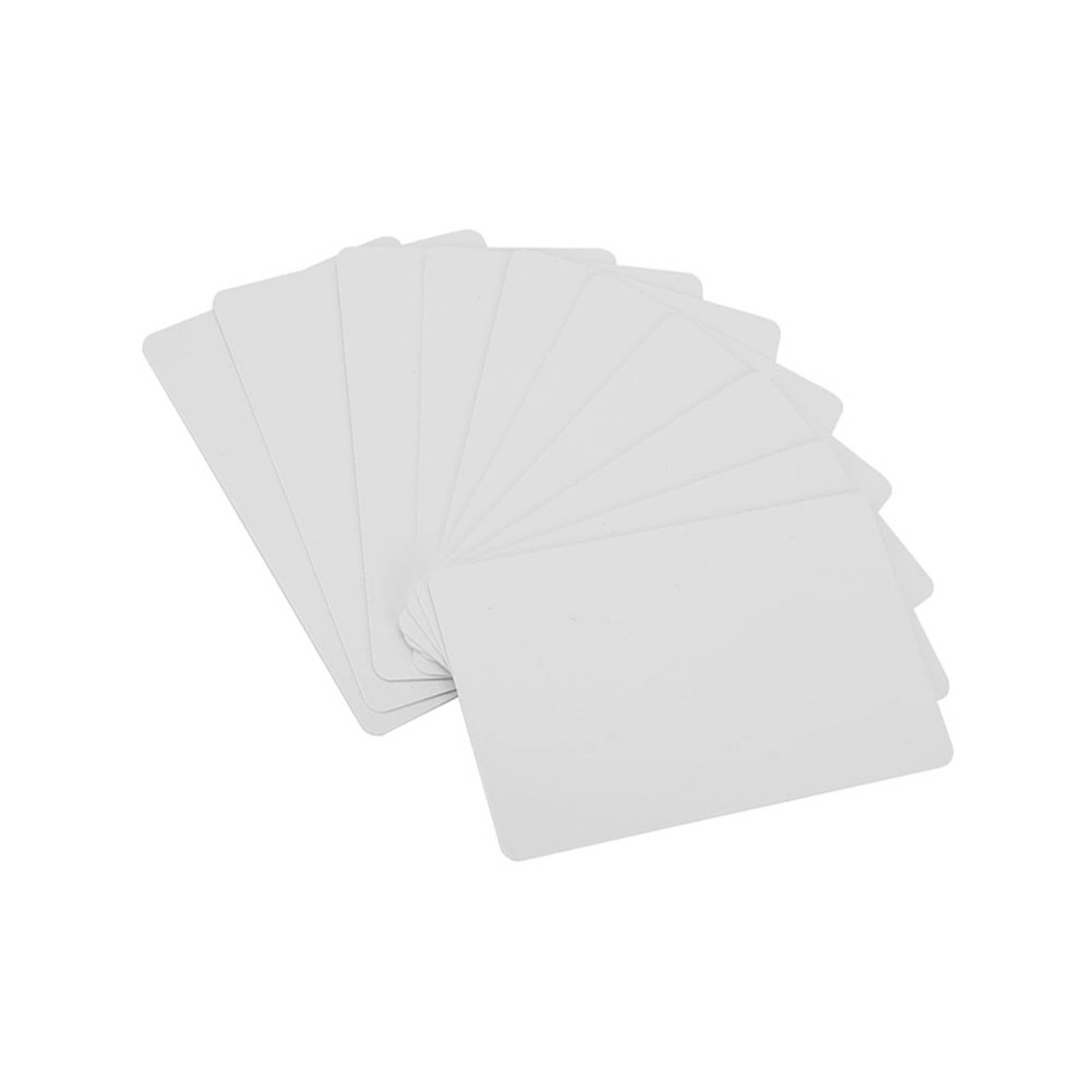 Lot De 10 Cartes D'Accès Nfc Sans Contact Blanches, Puce Rfid S50 13,56 Mhz, Lisibles Et Inscriptibles.