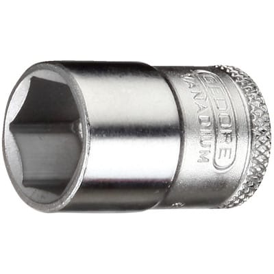 Steckschl.-Eins. 9,5mm (3/8") 6kt 15mm Gedore