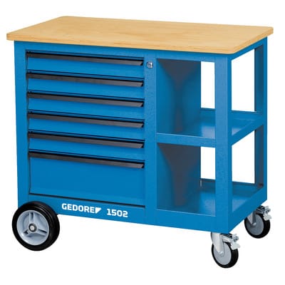 Roll-Werkbank 950x550x875mm Gedore