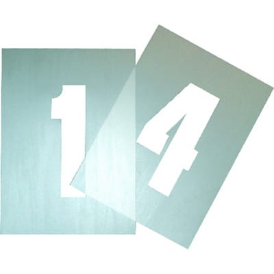 Schablonensatz 150mm für Bodenmarkierung 1 Stück