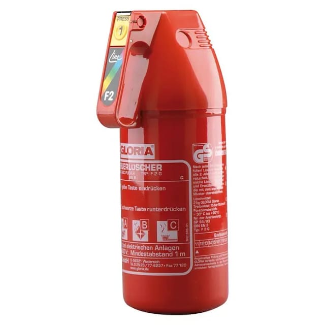 Auto-Pulverlöscher F 2 G 2 kg