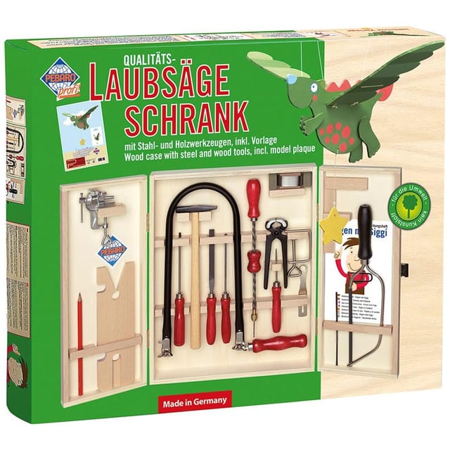 Laubsägeschrank "Öko" Type 401S 19tlg. Bausch