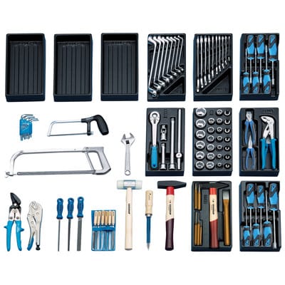 Werkzeugsortiment UNIVERSAL mit Schrank 100-teilig GEDORE