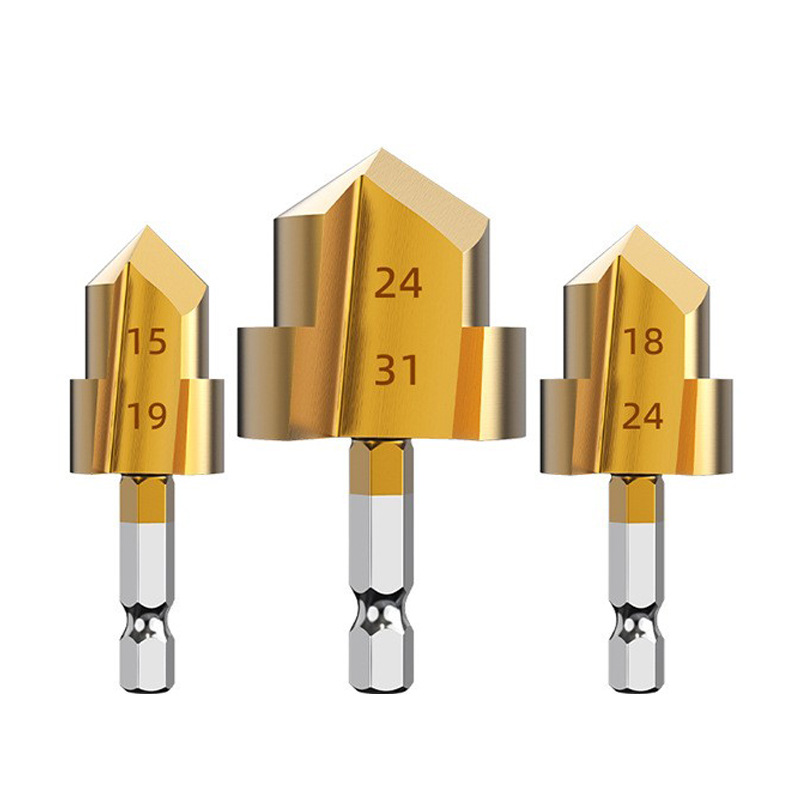 Mehrschichtiger Ppr-stopfen Für Bohrung Und Fasen 20/25/32 Mm - Hexagonaler Stufenbohrer-lsw