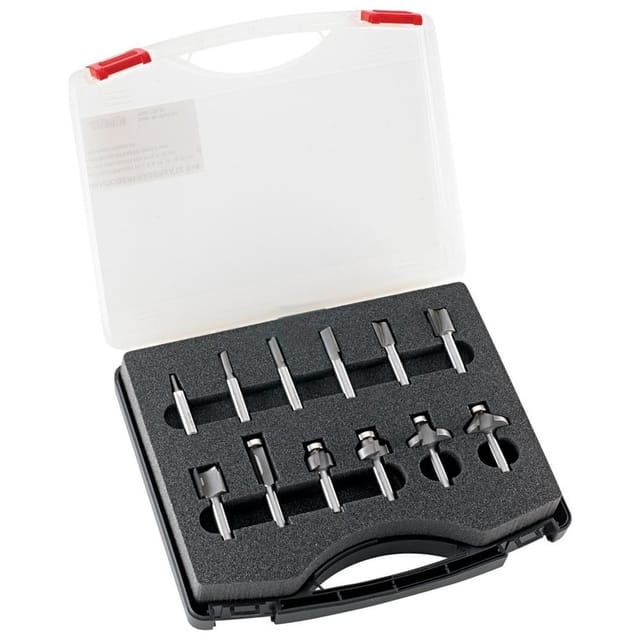 HW-Handoberfräsersatz 12tlg Guhdo