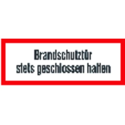 Brandschutztür geschl. h.PVC-Folie, selbstklebend
