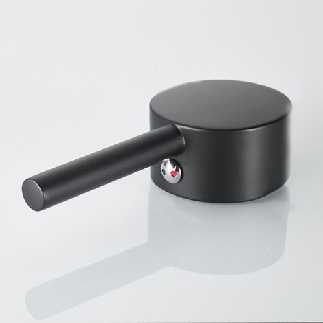 Einhebelmischer Aus Zinklegierung – Ersatz Für 35-mm-kartuschenarmaturen – Mattschwarze Oberfläche – Kompatibel Mit Waschbecken Und Duschen