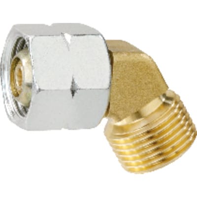 Drehkupplung G 3/8 LH-ÜM x G 3/8 LH-KN