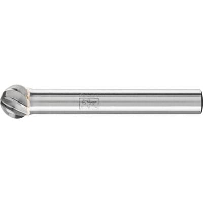 Frässtift HM kugelförmig 0807 rostfrei 6mm 8x7mm Pferd