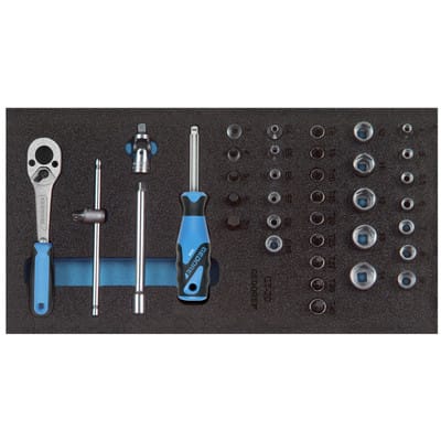 Werkzeugmodul CT1/3 Steckschlüssel-Satz 1/4" GEDORE