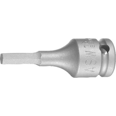 Kraft- Schraubendrehereinsatz 3/8" Innensechskant 10mm ASW