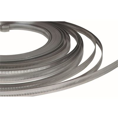 Schneckenschraubband V2A, 14 mm, Rolle a 30m Bandimex