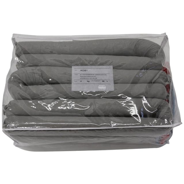 Notfallset, Tasche, Inh. grau, Aufnahme 50L PP-Bindevlies hohe A