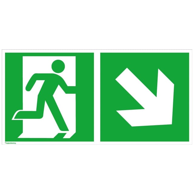 R-Schild,Rett-weg re ab 30x15cm,Alu,nachl.