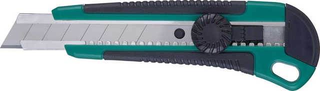 Cuttermesser m. Rädchen 18mm m. 3 Klingen FORTIS