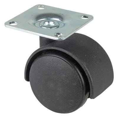 Kst.-Doppelrolle 40mm F7542x42mm Platte F75.040.PL
