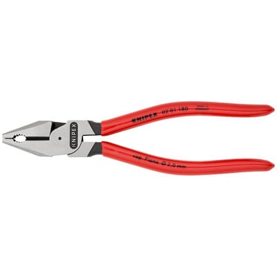 Kraft-Kombinationszange 0201 180mm KNIPEX