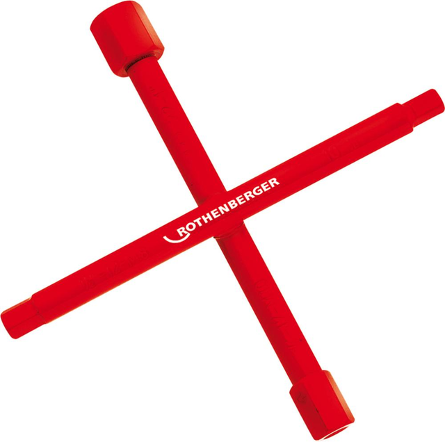 Sanitär-Kreuzschlüssel 9,5mm (3/8") - 12,7mm (1/2") - 19,0mm (3/