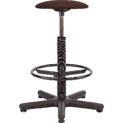 Hocker Goliat + Ring Kunstleder schwarz 1 Stück