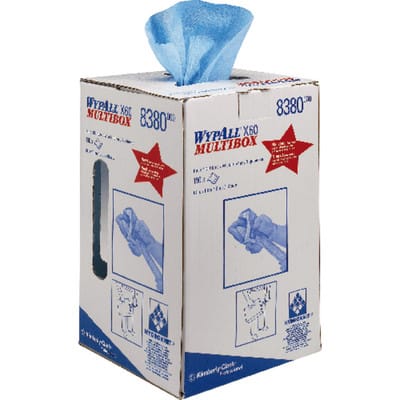 WYPALL X60 Wischtücher 24,5x42cm hellblau 150 Blatt