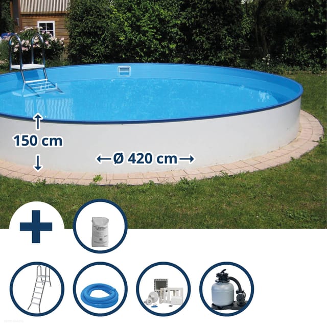 Rundform-Schwimmbecken-Set Baltimore